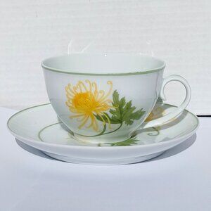 Four Vintage Denby Tabletop Designs Porcelain Tea Cups 1974 Dreaming Portugal